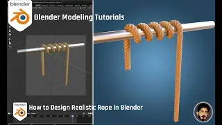 How to Design  Rope in Blender | Blender Tutorial