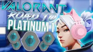 Valorant road to PLATINUM 1💙💙💙 d(-_-)b
