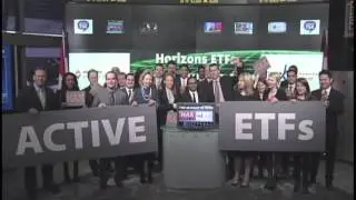 Horizons Exchange Traded Funds (HAX:TSX) opens Toronto Stock Exchange, Feb 14, 2013.