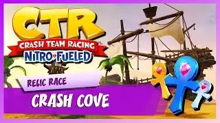 Crash Team Racing Nitro-Fueled | Crash Cove | Platinum Relic Race (HARD)