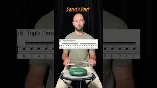 Triple PARADIDDLE 💣 Basic rudiments for drummer. #rudiments #drummer #paradiddle