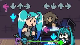 FNF Hatsune Miku Mod By bbpanzu vs Hatsune Miku Boyfriend mod   THE ULTIMATE FACE OFF