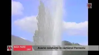 BAIA MARE (1997) - Avarie conductă în cartierul Ferneziu