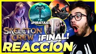 ¡BESTIAL! 😱 ¡Reacción al CAPÍTULO FINAL de SKELETON CREW! - Episodio 8 Explicado