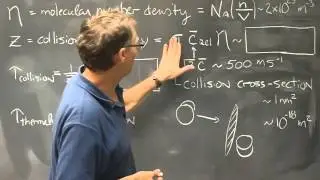 Lecture Supplement   Thermalization time of a gas at STP