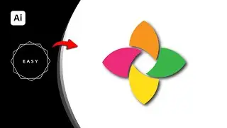 Adobe Illustrator Tutorial | How to simple Flower illustration in illustrator