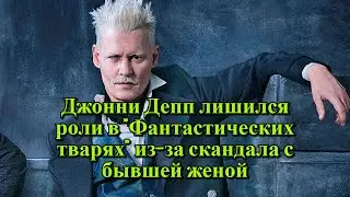 Джонни Депп лишился роли в 