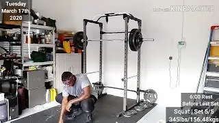 Never Squat Heavy On An Empty Stomach | Day 98 | StrongLifts 5x5 | Workout A