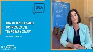 How often do small businesses use temporary staff?