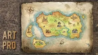 How to draw a MAP step by step