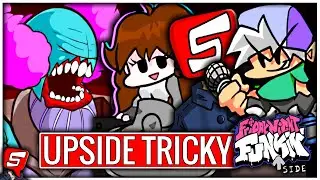 UPSIDE TRICKY MOD IS IMPOSSIBLE! | Friday Night Funkin Upside Tricky Mod (FNF Noob Playthrough #3)