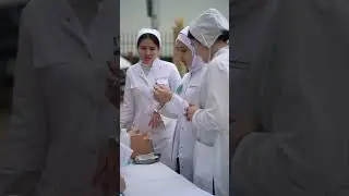 Во дворе медицинского колледжа имени Башларова провели квест-игру.