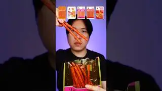 EATING SPICY CHINESE SNACKS 