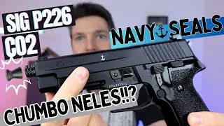 SIG P226 Co2 Full Metal BlowBack de Chumbo com Peso Real! by OutLand