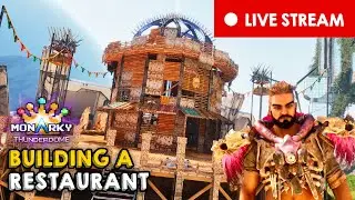 🔴 LIVE NOW: Building a Wasteland Restaurant! | MonArky | ARK: Extinction Ascended