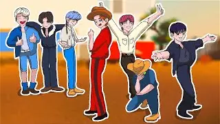 BTS - Permission to Dance Animation (Fan-Made Music Video)
