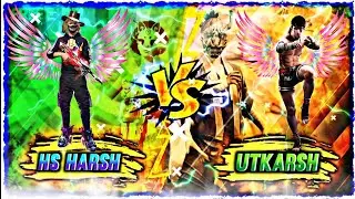 FREE FIRE COSTOM 1 VS 1 FIGHT ON MY BROTHER UTKARSH 🔥🔥🔥💓🙏😍 LOOK TILL END.