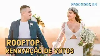 Renovação de votos no rooftop