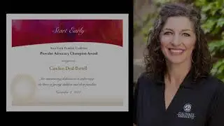 Star Early Funders Coalition 'Provider Advocacy Champion Award' 2021 Acceptance Speech