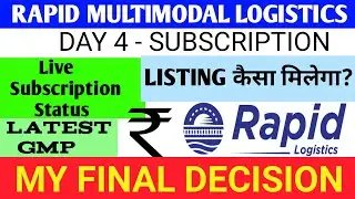 Rapid Multimodal Logistics Ipo 🔴 Rapid Multimodal Logistics 🔴 Rapid Multimodal Logistics Ipo Gmp