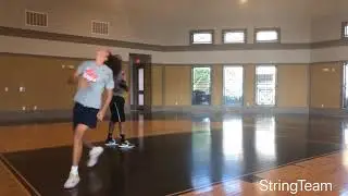 6’4 SG (2024) 8 grader Luke Coughran Workout with StringTeam trainer Rickey Huckaby