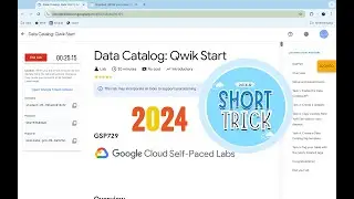 [JULY 2024] Data Catalog: Qwik Start || #qwiklabs || #GSP729 ||  [With Explanation🗣️]