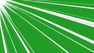 Speed lines green screen