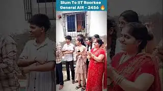 Slum To IIT Roorkee Journey 🔥✌️ #pw #topper #viral