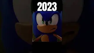Evolution Of Sonic, Shadow, And Sliver From Sonic The Hedgehog #shorts #evolution