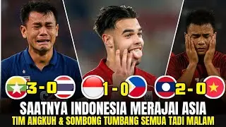 🔴VIETNAM & THAILAND TUMBANG - TIMNAS INDONESIA MENGAMUK MENYALAKAN API KEJAYAAN