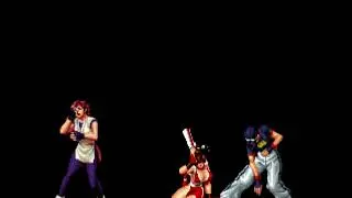 King of Fighters 2002 - Credits Animation 13 (Women Fighters Team)