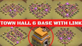 Town hall 6 base link! NEW TOWN HALL 6 BASE WITH LINK! TOP TOWN HALL 6 BASE WITH LINK Clash of Clans