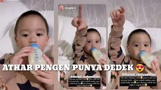 ATHAR PENGEN PUNYA ADEK 😍😍#MASYAALLAHTABARAKALLAH