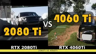 4060Ti FPS Performance : RTX 2080Ti vs 4060Ti