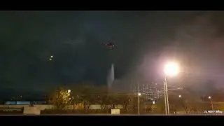 Москва Тушение пожара вертолёт МИ-26ТС МЧС России  02.05.2024