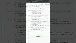 Ordenar una lista de diccionarios #python #programming #coding #programacion #septipycode #edutuber