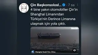 Çin Hükümeti Paylaştı Sıfır Araçlar Türkiye Yolunda