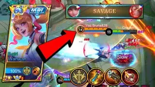 SAVAGE!! Wanwan Best Build, Emblem and Settings - Top 1 Global Wanwan ~ MLBB