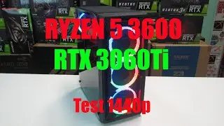 Игровой компьютер Ryzen 5 3600 + RTX 3060Ti 8Gb. Тесты в играx.