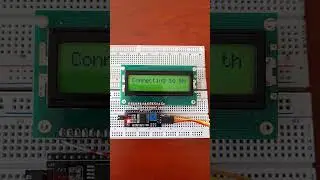 ESP8266 Wifi Module + UART + STM32F4 + I2C + LCD + CubeMX + Keil (Getting time from internet)