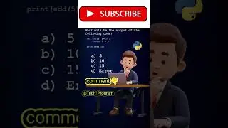 Python Coding Daily Quiz  #comment 👇 #codelover