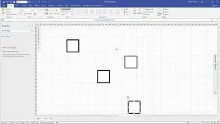 MS Visio. Connection point nuance