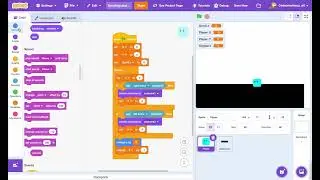 How to make a very easy scrolling platformer game in scratch Ep1