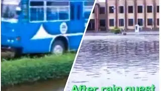 After rain vlog on quest #nawabshah|| #Uni vlog || #quest #vlog|| nawabshah #rain