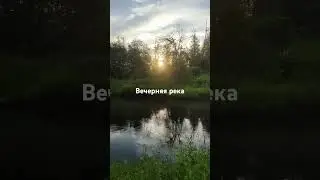 Вечером на реке #отдыхвподмосковье #глэмпинг #дача #отдых