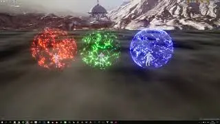 UE4 plasma shield materials