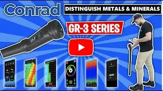 Conrad GR-3 Series Deep Seeking Ground Scanning Detectors: Distinguishing Metals & Minerals