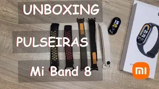 Xiaomi Mi Band 8 - UNBOXING de PULSEIRAS do ALIEXPRESS