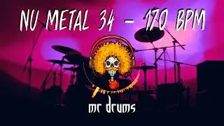 Nu Metal 34 - 170 BPM | Backing Drums | Only Drums