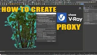How to Create VRAY Proxy  3ds Max